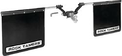 Picture of Cruiser Accessories 00112 Rock Tamers Adjustable Mudflap System 24x24 for 3" Receiver