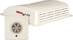Picture of Rv Products-Airxcel (maxx Air Vent) 0003801 Maxxair Mini Vent Deluxe with Fan and LED Light White