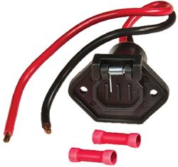 Picture of Sierra WH105201 Male Trolling Motor Plug 12V 2-Wire 8 Gauge Boat Side