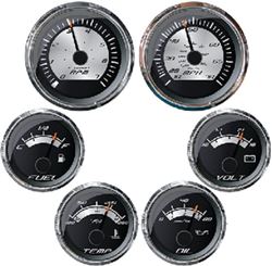 Picture of Faria Instruments KTF0186 Platinum 6-Gauge Boxed Set Inboard Speedometer Tachometer