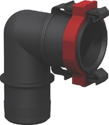 Picture of Flow Rite MA049 Flow-Rite MA049 Qwik-Lok Fitting, 1-1/8", QL Socket, Elbow