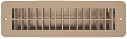 Picture of RV Designer H861 Dampered Vent Register 2.25x10 Tan Plastic