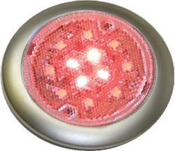 Picture of Sea-Dog Line 4016791 SeaDog 401679 Stainless White & Red LED 12V Surface Mount Low Profile Day & Night Task Light with On / Off Switch | #6 Fastener