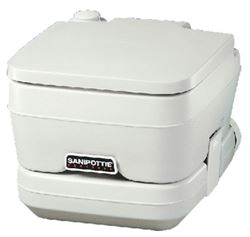 Picture of Sealand 9108554393 Dometic 2.5 Gallon SaniPottie 964MSD Portable Marine Toilet with MSD Fittings