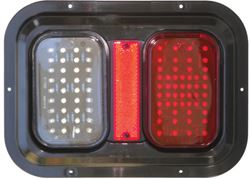 Picture of Diamond Group DG52721PB LED Trailer Tail Light with Reflector and Backup - 4 Function - 104 Diodes
