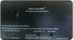Picture of MTI Industries SA340BL Carbon Monoxide Alarm with Sealed Lithium Battery for RV
