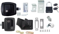 Picture of AP 0136203 Keyed Alike Lock Kit Deluxe RV Entry Door and Baggage Locks Black