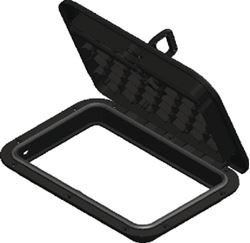 Picture of Sea-Dog Line 3365253 Triple Lock Rectangular Marine Hatch 10" X 14" Black
