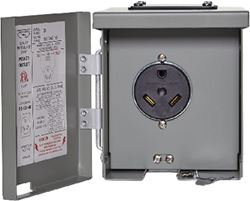 Picture of Parallax Power Supply U013P 120V 30A RV Power Outlet NEMA 3R