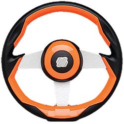 Picture of Uflex GRIMANIOS Grimani Marine Steering Wheel Orange with Silver Spokes