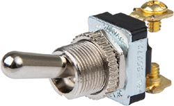 Picture of BEP Marine 1002021 BEP 1002021 Chrome Plated Toggle Switch, Off-On, SPST, #6–32 Screw Terminals