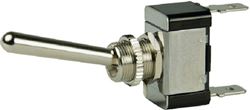 Picture of BEP Marine 1002013 BEP 1002013 Chrome Plated Toggle Switch, Off-On, SPST, 1/4" Blade Terminals