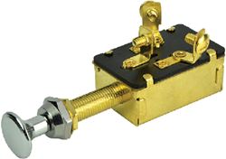 Picture of BEP Marine 1001301 BEP 1001301 Push-Pull Switch, SPDT, Off–On1–On1&2