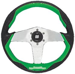 Picture of Uflex GRIMANIGS Grimani Marine Steering Wheel Green with Silver Spokes