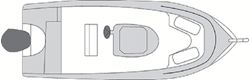Picture of Carver Covers 79012 Flex-Fit PRO Poly-Flex II Boat Cover for 20'-22' V-Hull Center Console