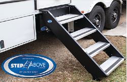 Picture of MOR/ryde STP-213 StepAbove 4-Step RV Entry Step 30-32 Inch Door Gen 2