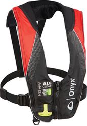 Picture of Full Throttle 13220010000420 Onyx A/M-24 All-Clear Automatic/Manual Inflatable Life Jacket Red