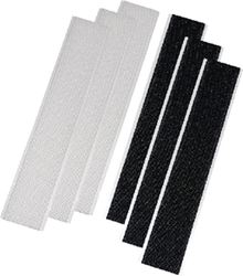 Picture of AP 006204 Hook and Loop Strips 3 Black 3 White Adhesive Backed RV Marine
