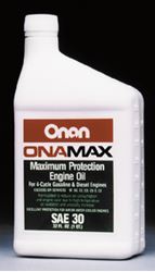 Picture of Cummins A063E183 Onan Max Oil 10W-30 Blended Motor Oil - 1 Quart