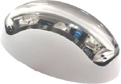 Picture of T-H Marine LED71000DP Oval Courtesy Light White with White LEDs