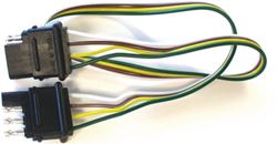 Picture of Pollak 12-412E 4-Way Flat Trailer Wiring Loop 24 Inch Male to Female
