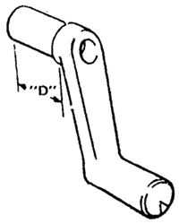 Picture of Strybuc Industries 838PBLK Plastic 1" Handle W/screw