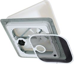 Picture of Vent Line By Dexter V2094SP-26 Powered RV Roof Vent 12V Fan Manual Crank 14x14