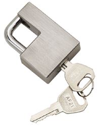 Picture of Wesbar 580408 Bulldog 580408 Stainless Steel Coupler Lock - Includes 2 Keys
