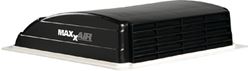 Picture of Maxxair 0003851 Mini Vent Deluxe RV Roof Vent with 12V Fan and LED Light Black