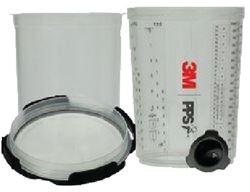 Picture of 3M 26114 PPS Series 2.0 Mini Spray Cup System Kit 6.8oz 200ml 50 Pack
