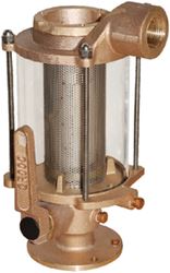 Picture of Groco BVS1250 Bronze Ball Valve Strainer Combo 1-1/4 Inch