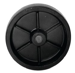 Picture of Wesbar 0917501S00 6-Inch Replacement Jack Wheel, Black Poly