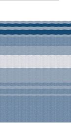Picture of Carefree JU188E00 RV Awning Replacement Fabric 18' Ocean Blue Dune Stripe