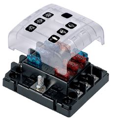 Picture of BEP Marine ATC6WQC Marinco ATC 6-Way Fuse Holder With Cover and Link