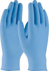 Picture of Boss Gloves 2917XL Blue Nitrile Disposable Gloves X-Large 100 Count