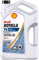 Picture of Shell Oil 550049483 Rotella T4 Triple Protection 15W-40 Heavy Duty Diesel Engine Oil 1 Quart