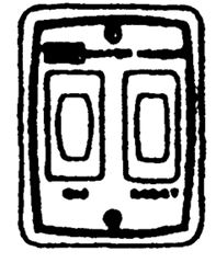 Picture of Suburban Mfg 232882 Water Heater Wall Switch Gas/Electric DEL Models White