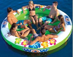 Picture of Wow Sports 172040 Stadium Islander 6-Person Inflatable Floating Island