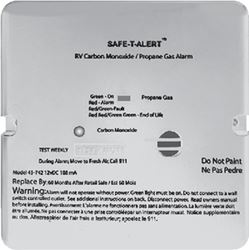 Picture of MTI Industries 45742WT Dual LP/CO Alarm 12V Flush Mount RV Gas Detector
