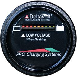 Picture of Dual Pro BFGRLITH DUAL PRO LITHIUM BATTERY GAUGE SINGLE ROUND DISPLAY