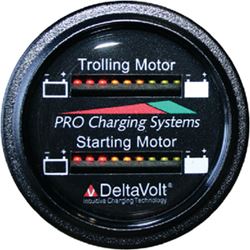 Picture of Dual Pro BFGDUALLITH DUAL PRO LITHIUM BATTERY GAUGE DUAL ROUND DISPLAY W/2 CT'S