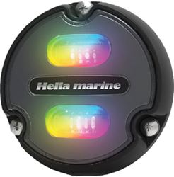 Picture of Hella 016146-001 Apelo A1 RGB Underwater LED Light Charcoal Lens