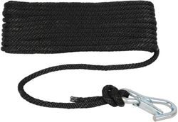 Picture of Attwood Marine 11736-7 3/8" x 50' Solid Braid Polypropylene Rope Red