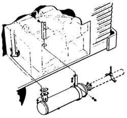 Picture of Cummins 155-1258 Right Side Muffler for Onan RV Generators