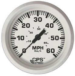 Picture of Faria Instruments 33147 Faria 33147 Dress White 4" Gauge - 60 MPH GPS Speedometer