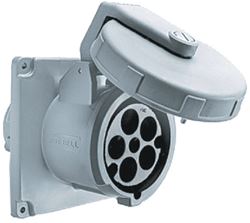 Picture of Hubbell M5100R9 30A 125V Dockside Receptacle with Watertight Cover