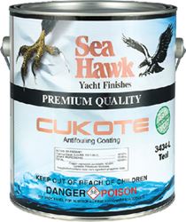 Picture of Seahawk Paints 3445LGL Cukote 330 VOC Antifouling Bottom Paint Black Gallon