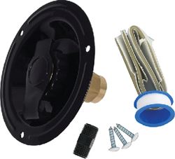 Picture of Valterra A010178LFVP Brass Check Valve 1/2" FPT Recessed RV Water Inlet with Hardware