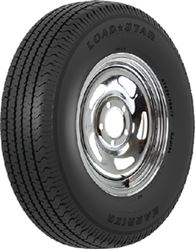 Picture of Loadstar Tires 32183 ST215/75R-14 Radial Trailer Tire and Wheel Assembly Chrome 5-Lug