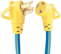 Picture of Voltec Industries 16-00505 50-30 Amp RV Power Adapter 18 Inch Right Angle